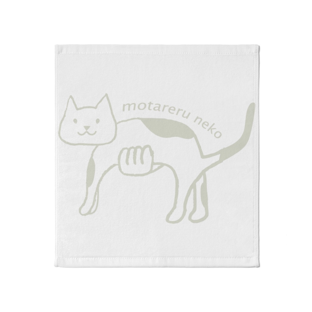 もたれるねこ