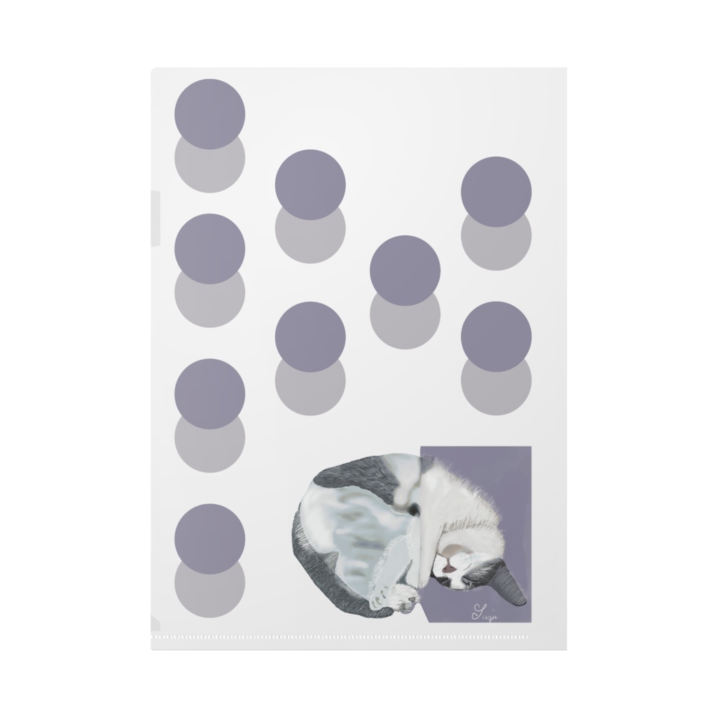 まるまるすずちゃんクリアファイル