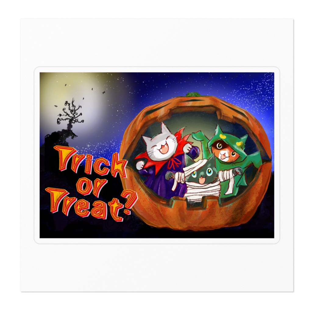 猫のハロウィン