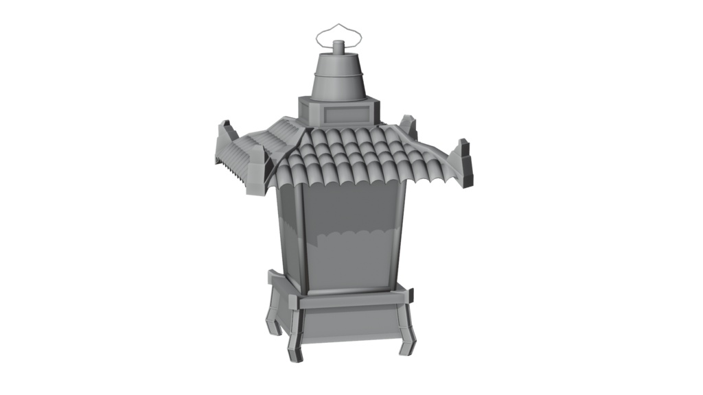 レトロな中華風ランプ -retro chinese style lamp-