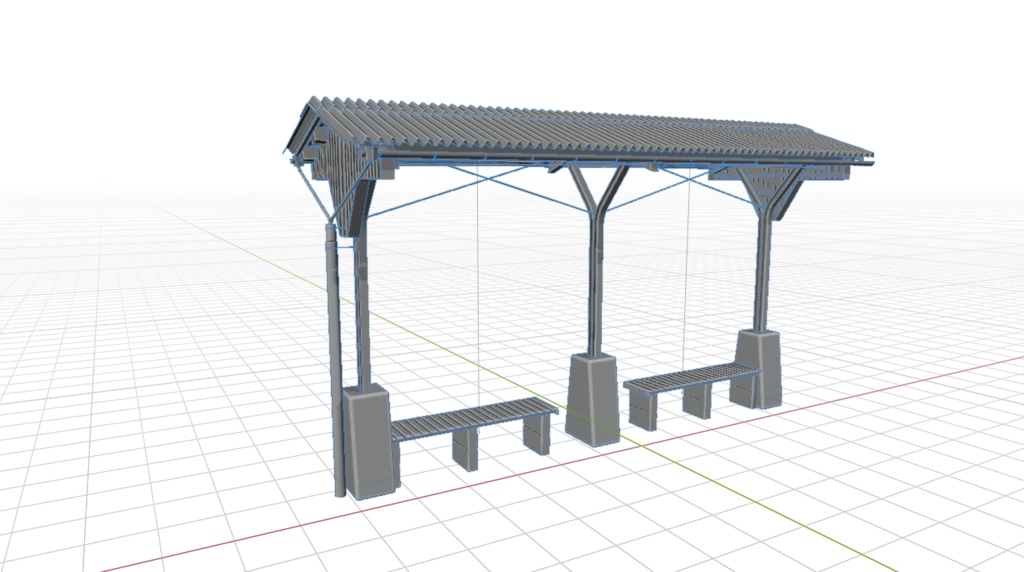 駅の待合所 -waiting space-