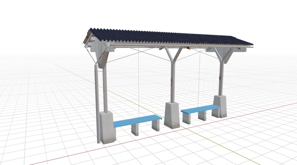 駅の待合所 -waiting space-