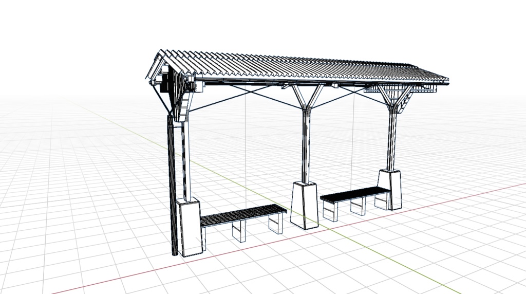 駅の待合所 -waiting space-