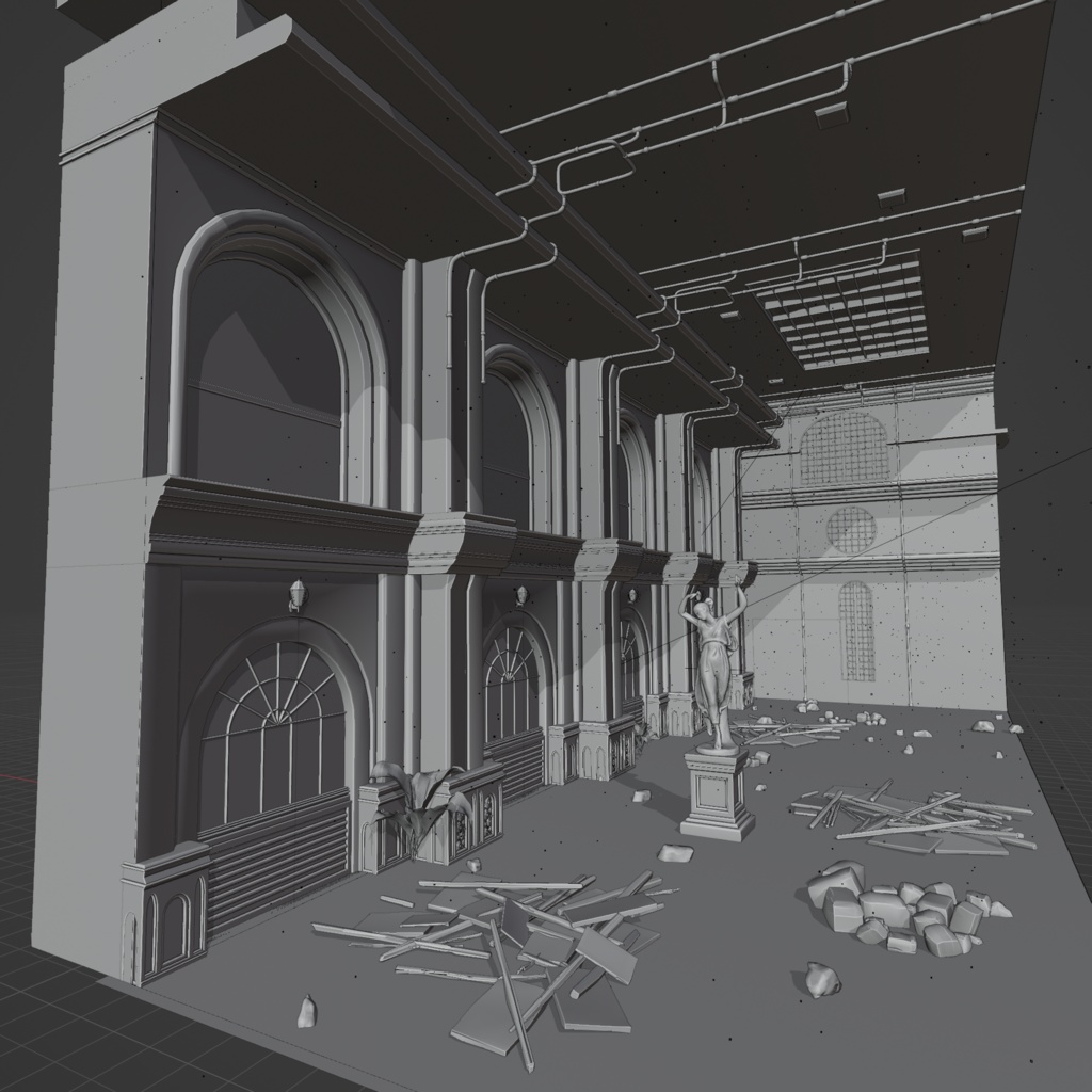 西洋風の廃墟 ~Western-style ruins~