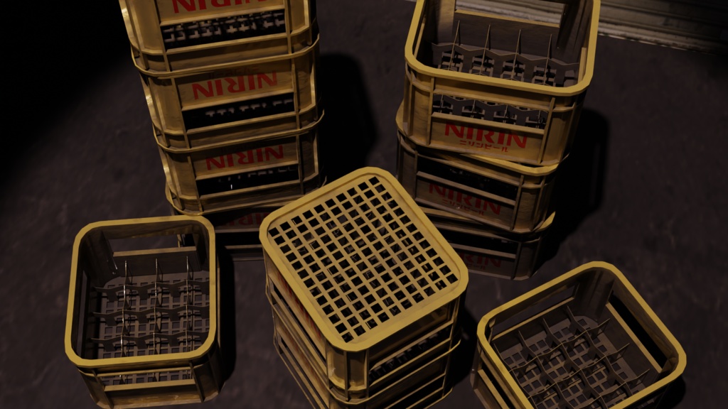 汚れたビール瓶ケース ~Dirty beer bottle case~