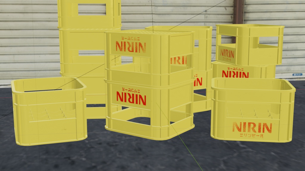 汚れたビール瓶ケース ~Dirty beer bottle case~