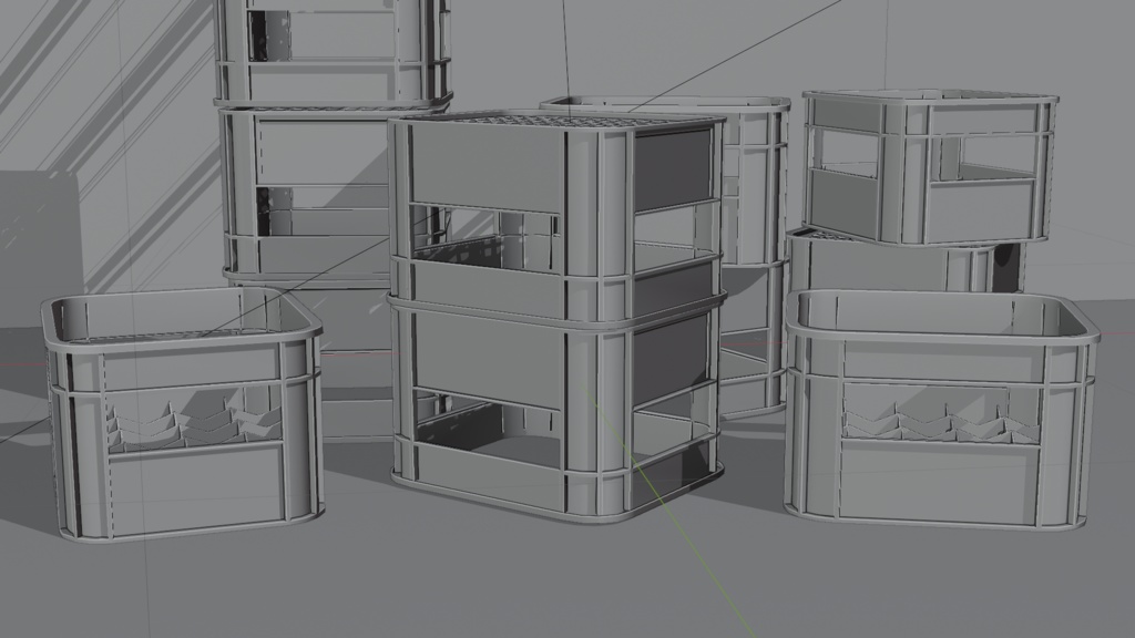 汚れたビール瓶ケース ~Dirty beer bottle case~