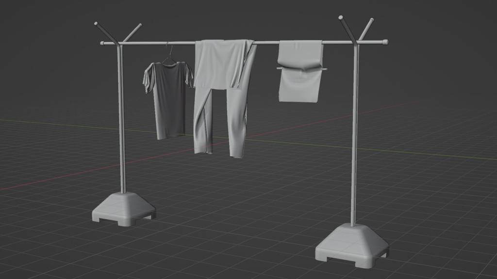 【fbxあり】汚れた物干し竿~Dirty clothesline~