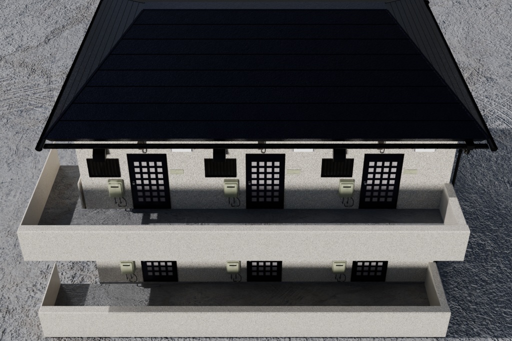 日本のよくあるアパート ーApartments commonly found in Japanー