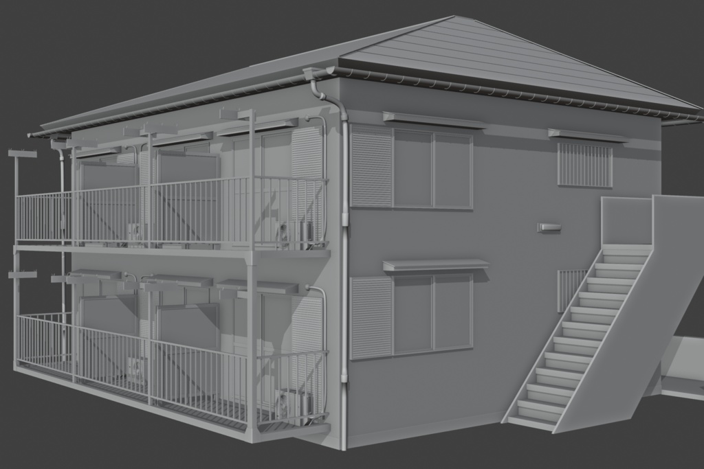 日本のよくあるアパート ーApartments commonly found in Japanー