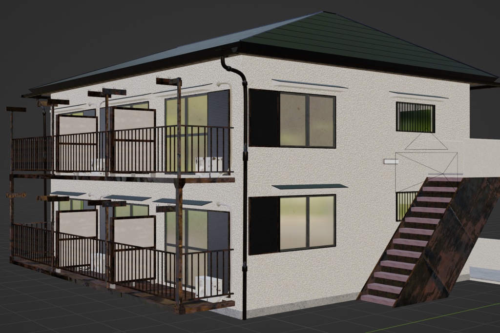 日本のよくあるアパート ーApartments commonly found in Japanー