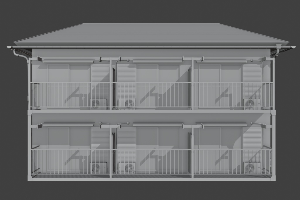 日本のよくあるアパート ーApartments commonly found in Japanー