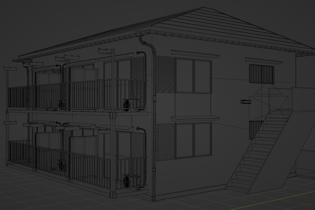 日本のよくあるアパート ーApartments commonly found in Japanー
