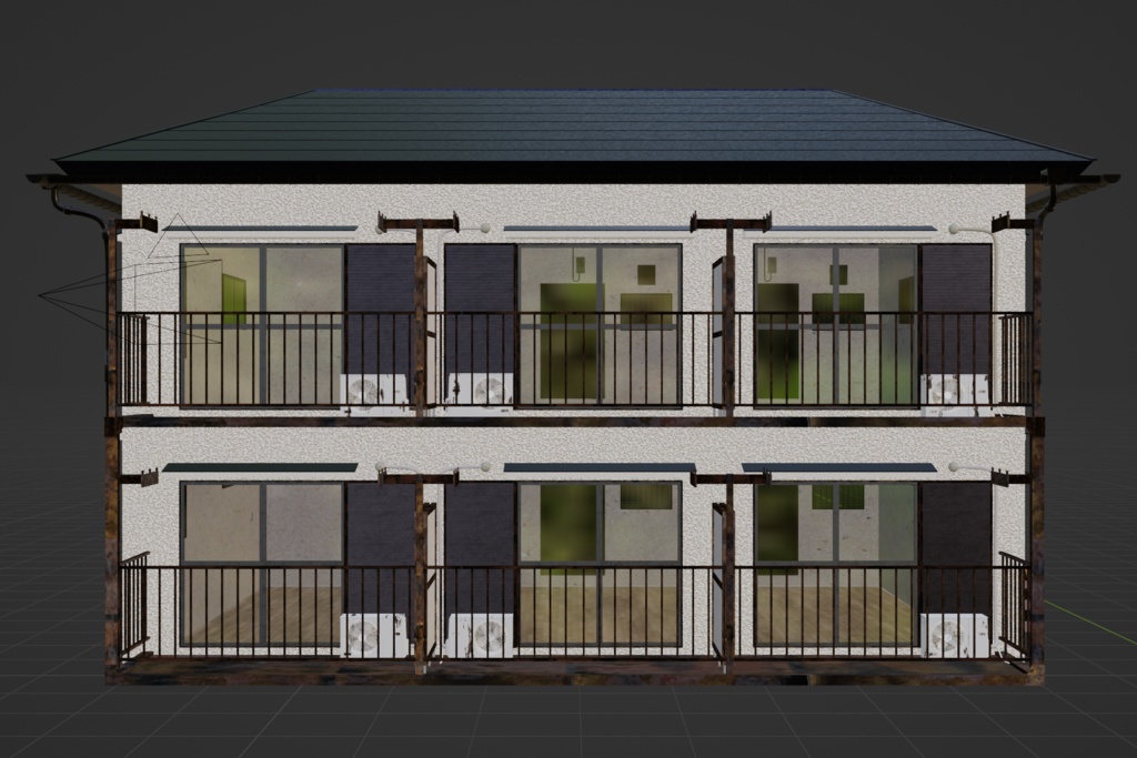 日本のよくあるアパート ーApartments commonly found in Japanー