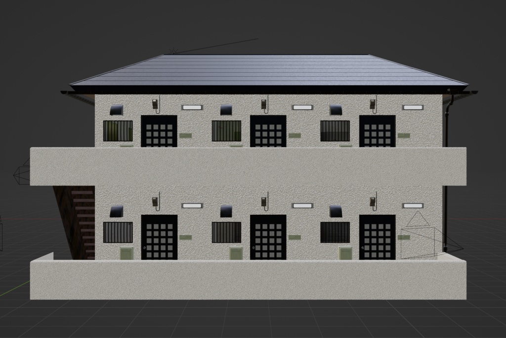 日本のよくあるアパート ーApartments commonly found in Japanー