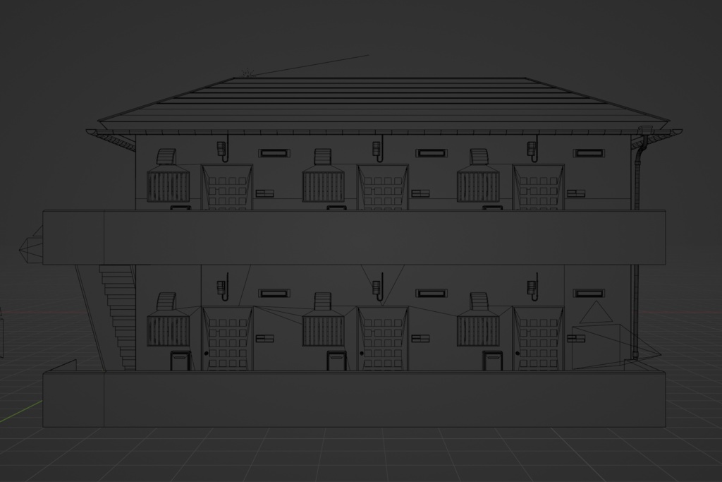 日本のよくあるアパート ーApartments commonly found in Japanー