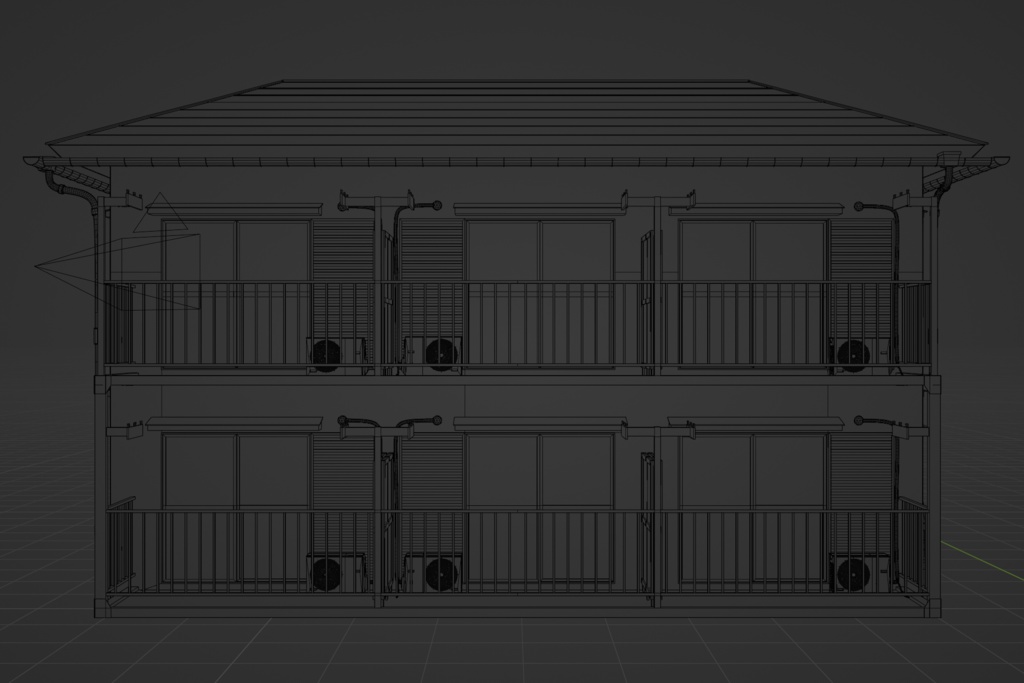 日本のよくあるアパート ーApartments commonly found in Japanー
