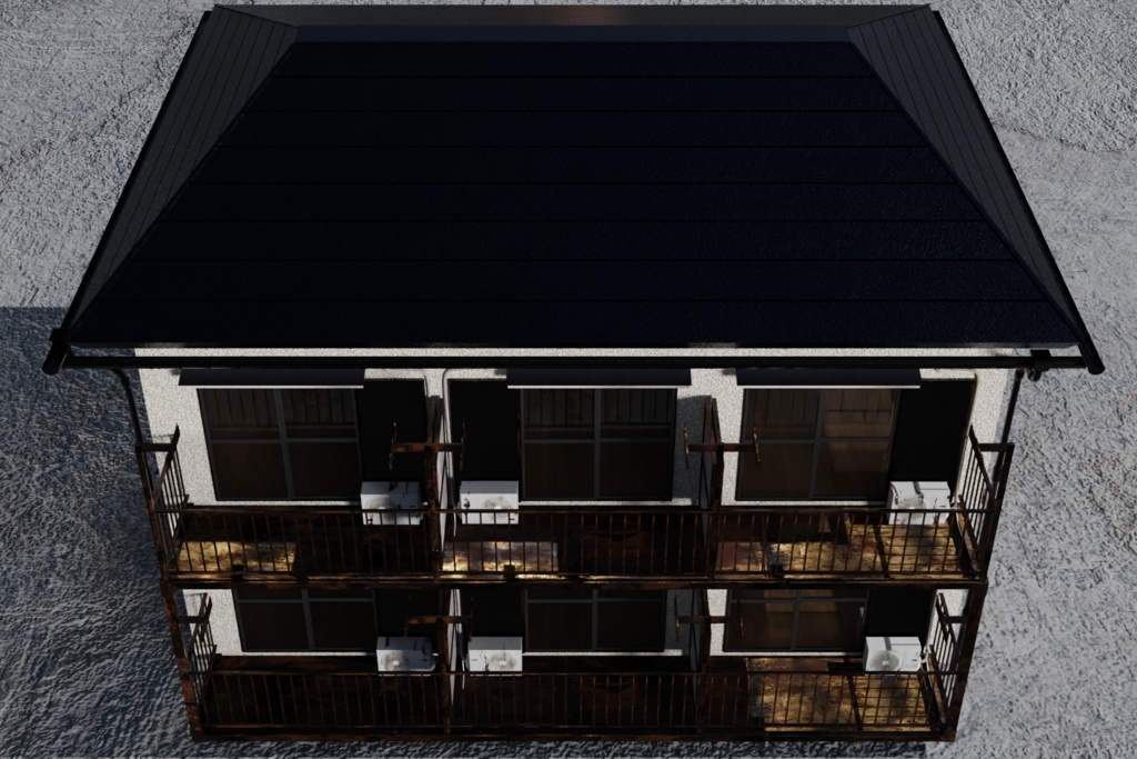 日本のよくあるアパート ーApartments commonly found in Japanー