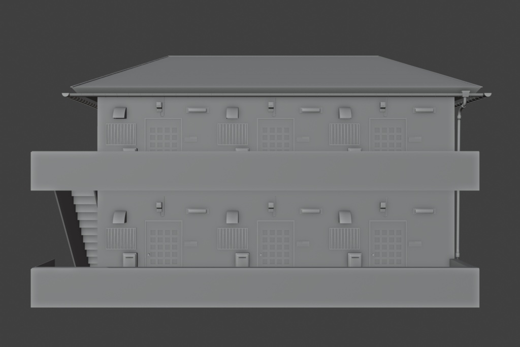 日本のよくあるアパート ーApartments commonly found in Japanー