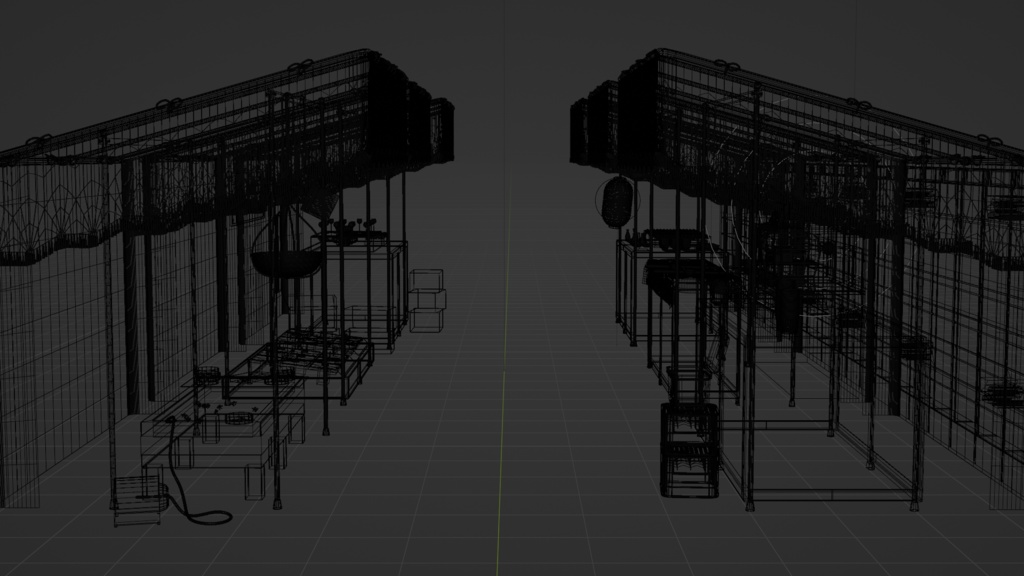 日本のレトロな夏祭りの屋台3点セット(りんご飴、金魚すくい、輪投げ)│Japanese Summer Festival Stall Set
