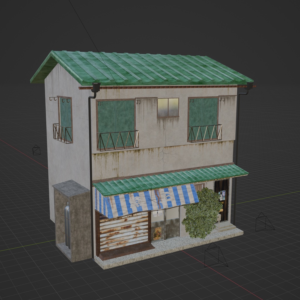 廃屋「魚正」│Abandoned Fish Store "Uomasa"