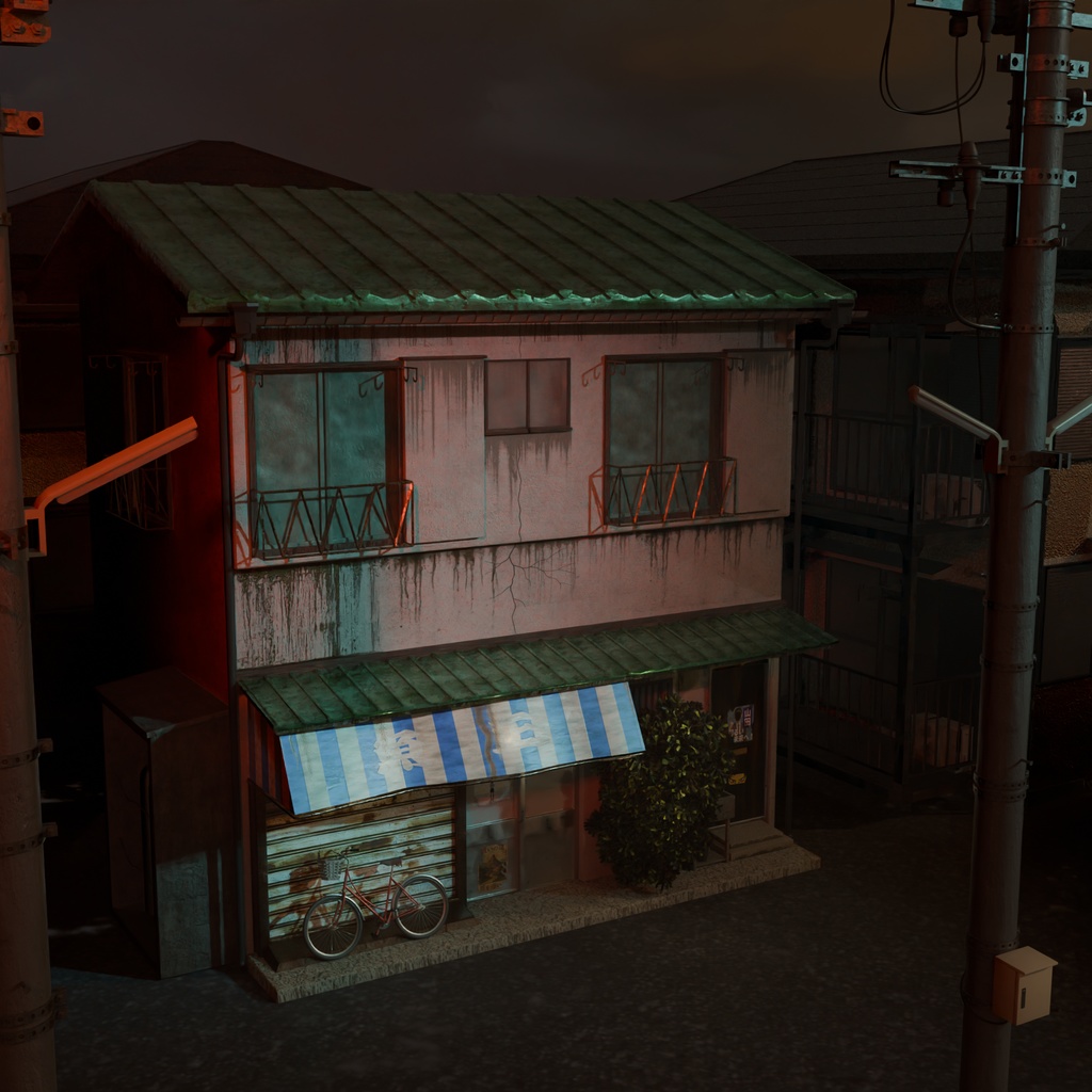 廃屋「魚正」│Abandoned Fish Store "Uomasa"