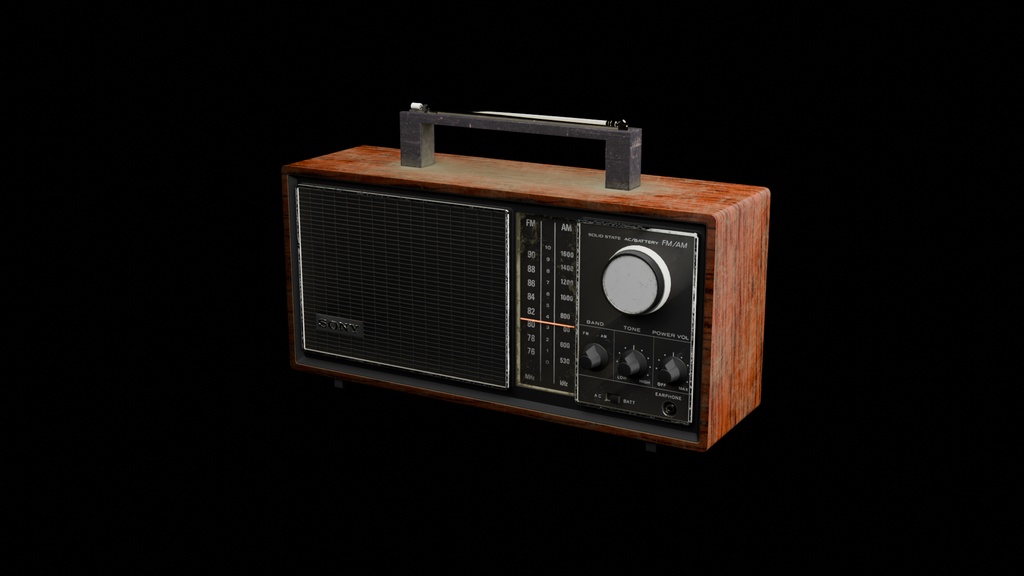 【fbxあり】昭和レトロなラジオ│Showa Retro Radio