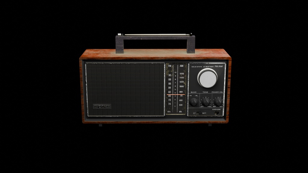 【fbxあり】昭和レトロなラジオ│Showa Retro Radio