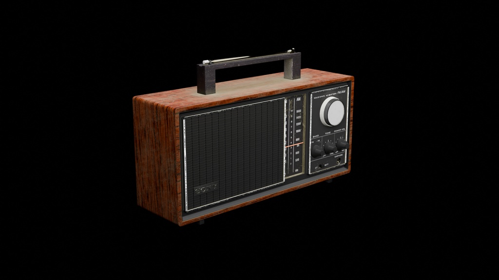 【fbxあり】昭和レトロなラジオ│Showa Retro Radio