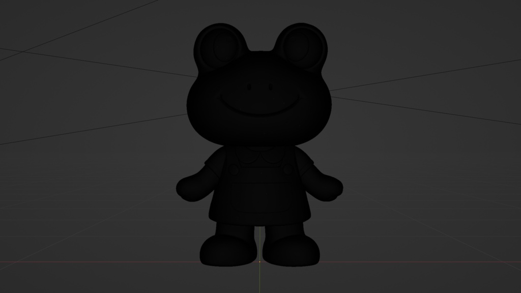 Rusty Frog Toy │日本のレトロなカエルの置物【FBX】