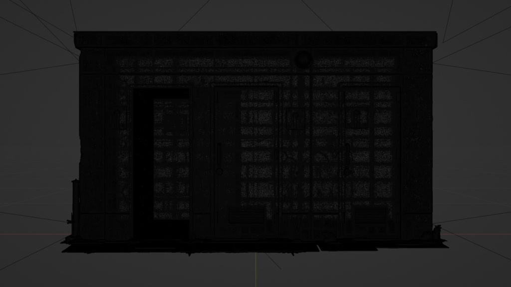 荒れ果てた日本の公園のトイレ│Rusty Japanese Toilet【FBX】
