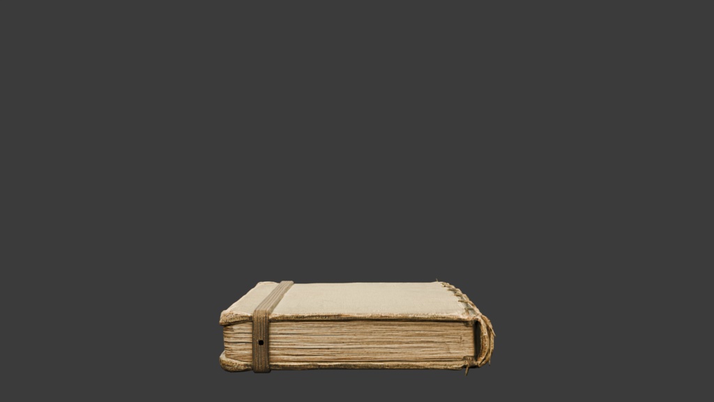古びた日記│An Old Diary【FBX】