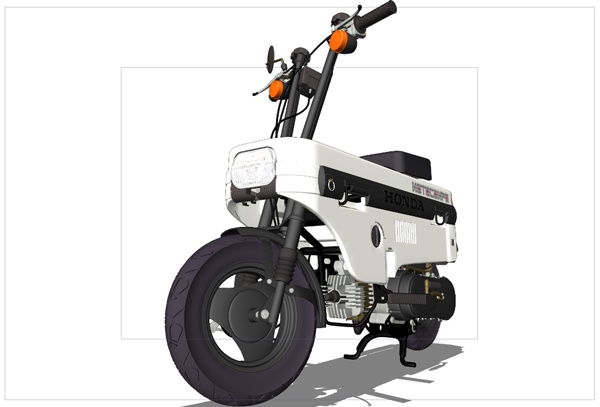 漫画・イラスト用3D素材 モトコンポ(CLIP STUDIO用 3Dオブジェクト)