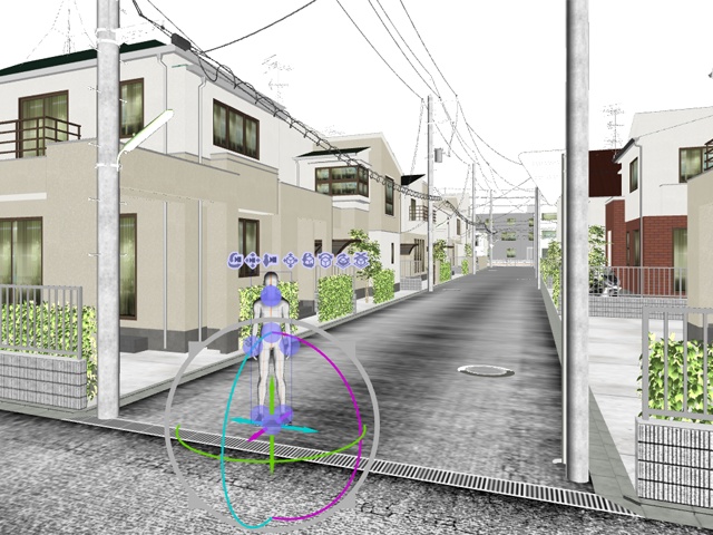 漫画背景用3D素材_「街2」(CLIP STUDIO用 3Dオブジェクト)