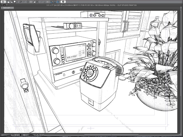 漫画背景用3D素材_「カラオケBar」(CLIP STUDIO用 3Dオブジェクト)