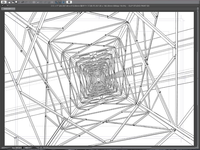 漫画背景用3D素材_「高圧線鉄塔」(CLIP STUDIO用 3Dオブジェクト)