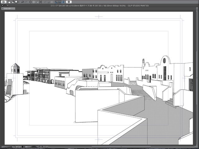 漫画背景用3D素材_「レジャーランド」(CLIP STUDIO用 3Dオブジェクト.cs3o)