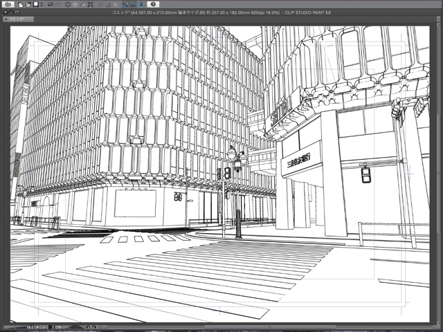 漫画背景用3D素材_「渋谷駅前」(CLIP STUDIO用 3Dオブジェクト)