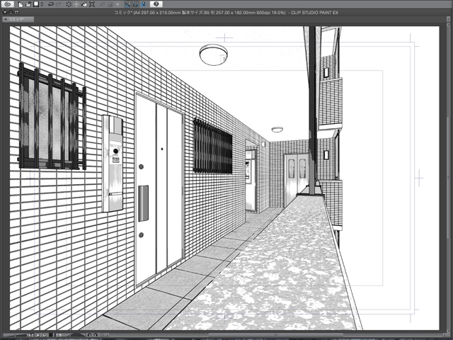 漫画背景用3D素材_「2LDKマンション」(CLIP STUDIO用 3Dオブジェクト)