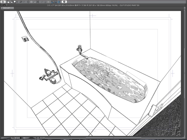 漫画背景用3D素材_「ワンルームマンション」(CLIP STUDIO用 3Dオブジェクト)