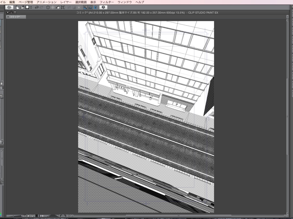 漫画背景用3D素材_「コンビニ_ビルテナント版」(CLIP STUDIO用 3Dオブジェクト.cs3o)