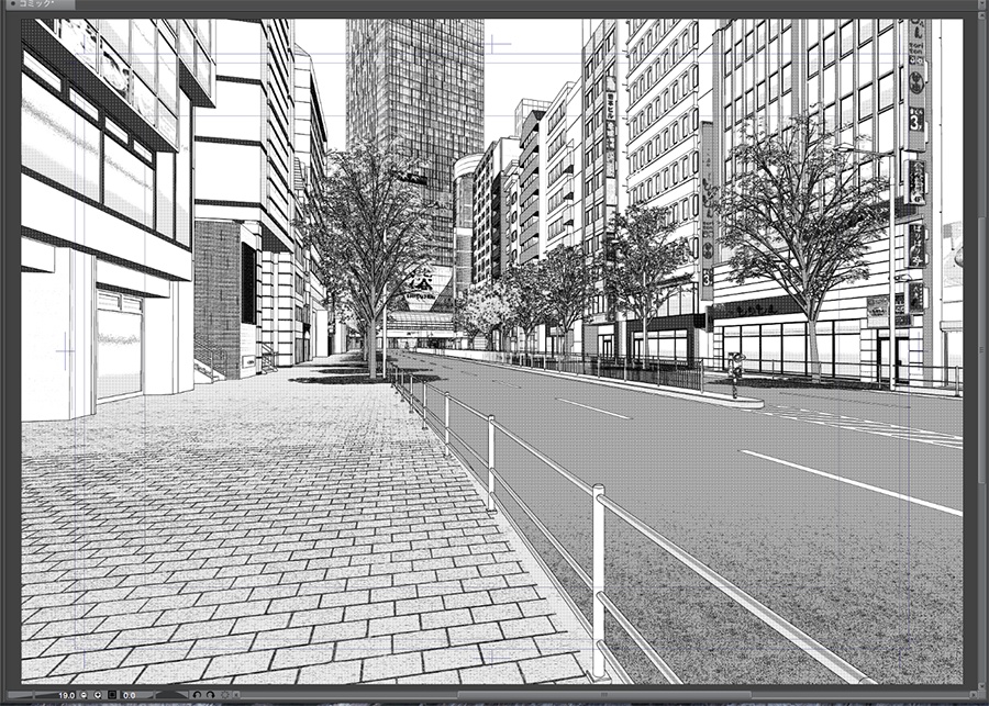 漫画背景用3D素材「渋谷宮下パーク」(CLIP STUDIO用 3Dオブジェクト.cs3o)