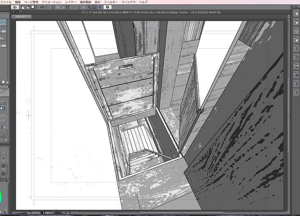 漫画背景用3D素材「武家屋敷風建物」(CLIP STUDIO用 3Dオブジェクト.cs3o)