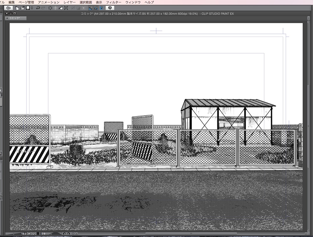 漫画背景用3D素材「プレハブ小屋」(CLIP STUDIO用 3Dオブジェクト.cs3o)