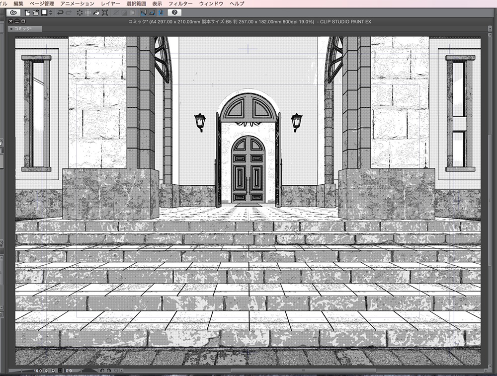 漫画背景用3D素材「チャペル」(CLIP STUDIO用 3Dオブジェクト.cs3o)
