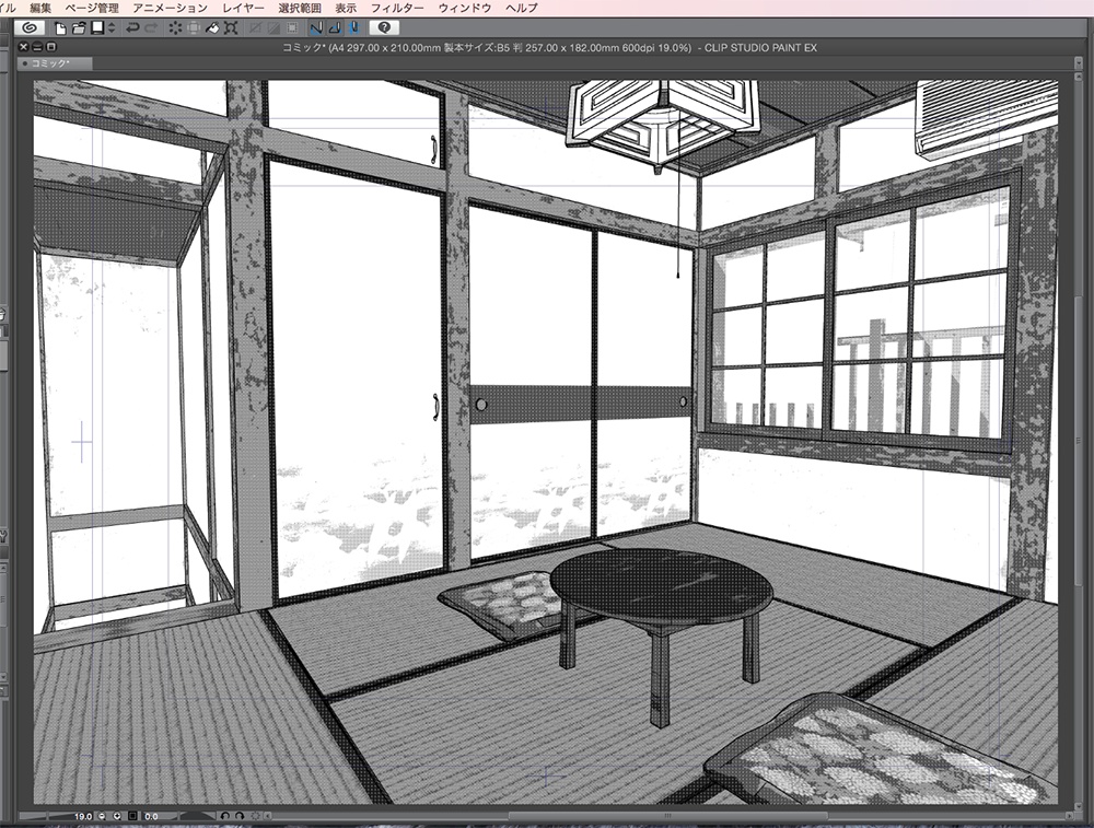 漫画背景用3D素材「駄菓子屋」(CLIP STUDIO用 3Dオブジェクト.cs3o)