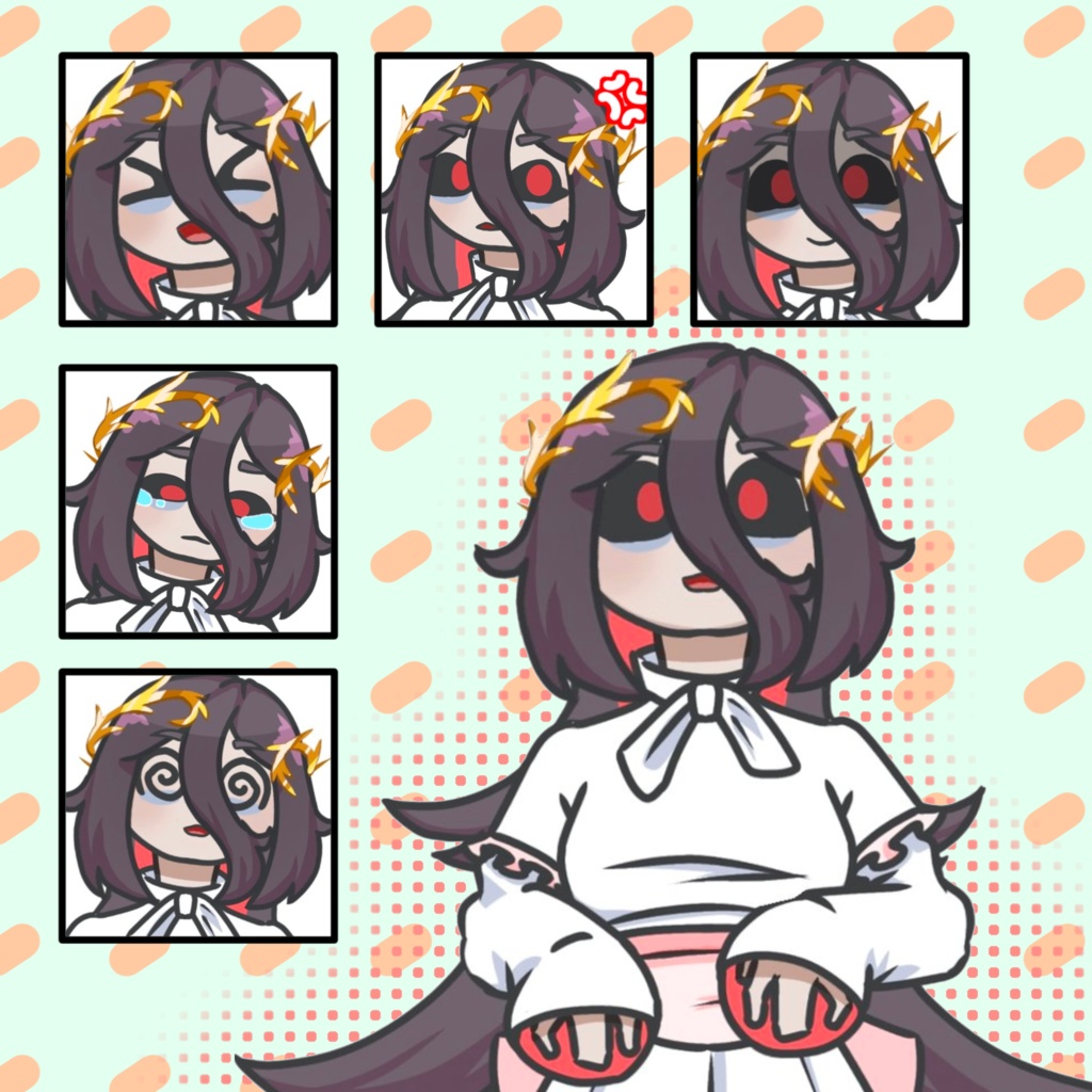 [Live2d Vtuber Model] Kunti Indonesian Ghost [full body rig]
