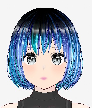 Hair sparkly ocean 