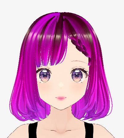 Hair raspberry princess