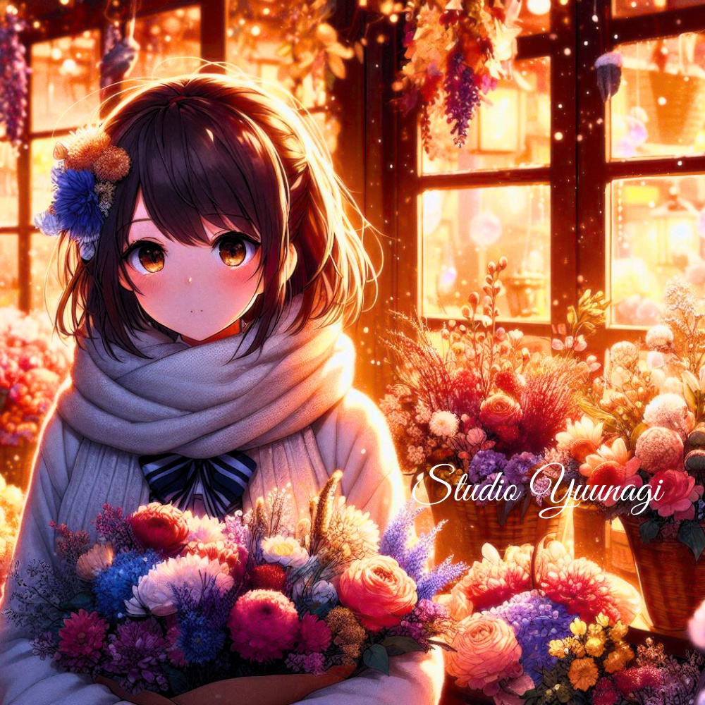 冬の灯りに染まる、君のまっすぐな瞳に出会った夜【iPad版 2サイズ】 A Night When I Met Your Honest Eyes, Bathed in Winter Light – iPad Edition